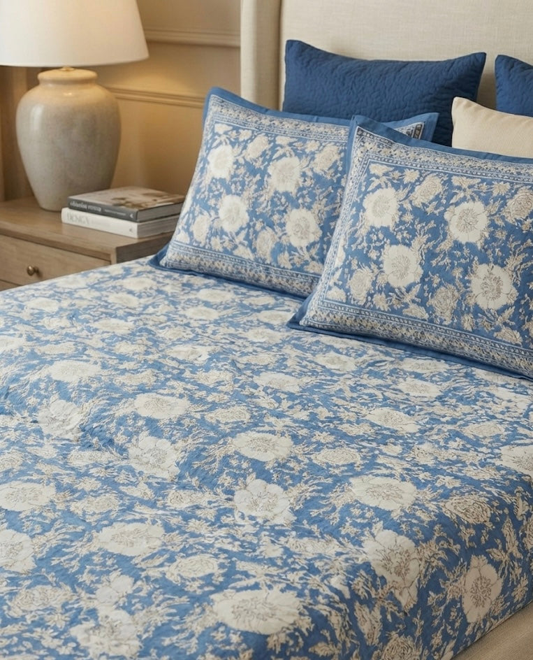 Amayra Premium Cotton Bedsheet – King Size (108x108 inches)